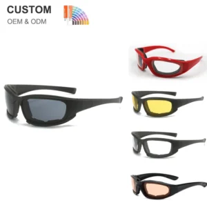 Men’s Cycling Sports Sunglasses PC UV400 for Hiking Ski Riding Outdoor Off Road Motorcycles Tactical Safety