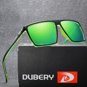 Men’s Driving Shades Vintage Sun Glasses Square Polarized Sunglasses PC TAC Unisex Travelling