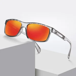 Men’s Fashion Active Sports Sunglasses Custom Logo Polarized Fishing Glasses Driving Sports PC Tac
