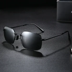 Mens Foldable Style Sports Sun Glasses Metal Photochromic TAC Polarized Driving Sunglasses Gafas De Sol