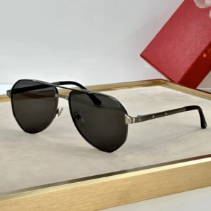 Men’s High-end Designer Sunglasses Luxury Pilot Full Frame Sunglasses Metal Material