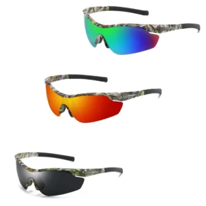 Men’s Outdoor Sports Bicycle Windproof Polarized Sunglasses Fishing Integrated