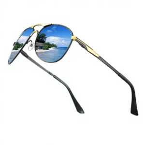 Men’s Pilot Sunglasses for Driving UV400 Optical Lenses