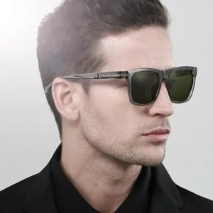 Men’s Polarized Photochromic Square Sunglasses New Style UV400 Protection Anti Glare Sunglasses with TAC Lenses
