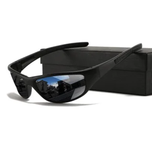 Men’s Polarized Sports Sunglasses Wrap Around UV400 Cycling Running Driving Fishing Sunglasses Lightweight Outdoor Shades