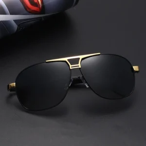 Men’s Polarized Sunglasses Day and Night Dual Use Color Changing Sunglasses for Driving and Sun Protection