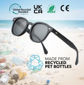 Men’s Recycled Sunglasses Polarized Classic Wood Shades OEM Eyewear