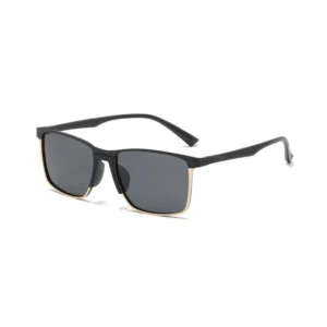 Men’s Retro Fashion Sunglasses UV400 Protection Outdoor Driving Fishing Polarized Sun Glasses Black White Green