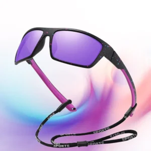 Men’s Sports Sunglasses Rectangle Polarized UV400 Rectangle Sports Sunglasses Driving Sun Glasses