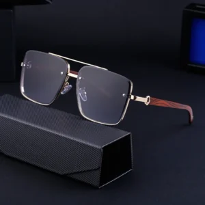 Men’s Square Frame Sunglasses Designer Glasses Men High Quality Shades Sun Glasses