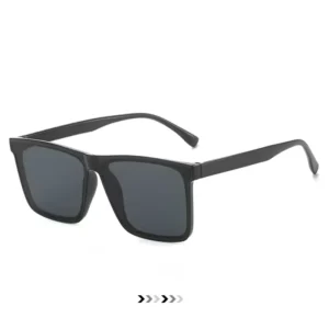 Men’s UV400 Protected Retro Square Sunglasses Daily Driving Shades
