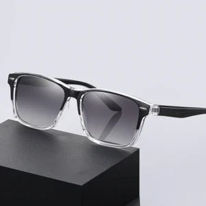 Men’s Vintage Square Sunglasses with UV400 Protection
