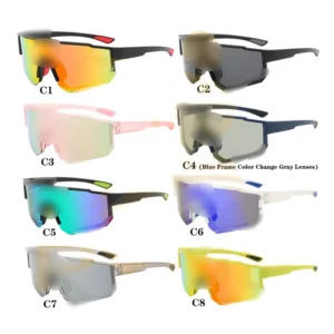Men’s Women Running Glasses Outdoor Mountaineering Cycling TR90 Sports Polarized Sunglasses