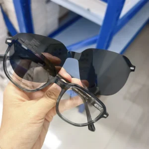 Men’s Women’s Unisex Polarized Clip On Fit Over Sunglasses High Quality Fashionable Hand Made Acetate UV Protection OEM Design