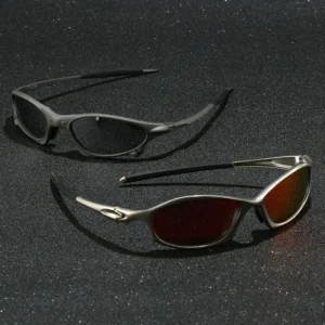 Metal Alloy Frame Eyeglasses Polarized Lens Mens Women Outdoor Cycling Sport Sunglasses
