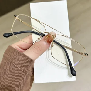 Metal Anti-blue Light Women Cat Eye Eyeglasses Optical Eye Frames