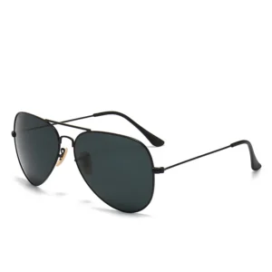 Metal Frame UV400 Men’s Pilot Sunglasses Classic Retro Pilot Polarized Designer Sunglasses