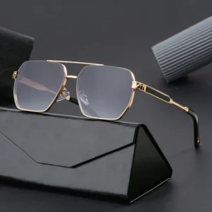 Metal Frame Uv400 Sunglasses Luxury Sunglasses Women Men Fashion Sun Glasses Vintage Shades Eyeglasses