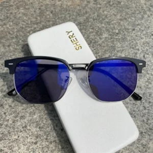 Metal Half Frame TR90 Photochromic Eyeglasses Eyebrow Women Men Anti Blue Light Photochromique Lunette Photogray Glasses