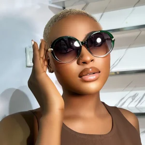 Metal Round Plastic Frame Fashion Sun Glasses AC Lens Uv 400 Famous Brand Designer Sunglasses