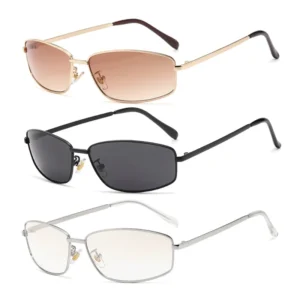 Metal Sunglasses With Gradient Lens and Lightweight Build for Daily Urban Mobility Men Women