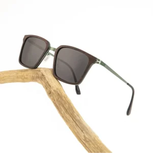 Metal Wood Sunglasses Polarized Carbon Fiber Eyewear Custom Logo Fashion High Quality Glasses for Men