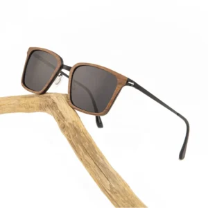 Metal Wood Sunglasses Polarized Carbon Fiber Eyewear Custom Logo Fashion High Quality Glasses for Men