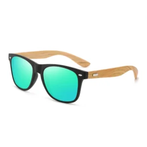 Midin Style Full Frame Unisex Bamboo Wood Leg Cycling Sunglasses Polarized Sports Driving Night Market Glasses