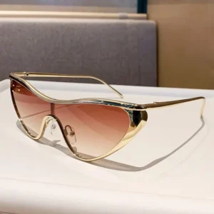 Mini Yang Same Triangle Cat’s Eye Sunglasses UV400 Protection Full Frame Outdoor Sports Fashion Women’s Supports Myopia Glasses