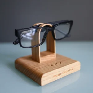 Minimalist Handcrafted Glasses Holder Spectacle Holder Wooden Glasses Stand for Retirement Gift