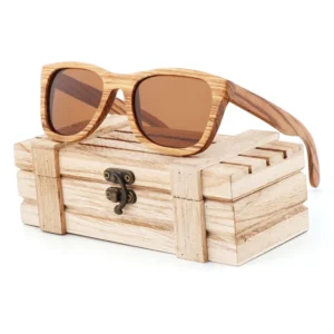 Minimalist Style Real Zebra Sunglasses Multi Process Polish Colorful Polarized Options Daily Essential