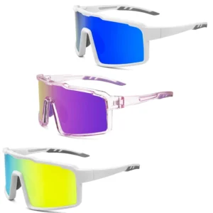 Mirror Lens Mens Sunglasses Polarized Running Fishing Sport Glasses Cycling