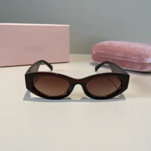 Miwu Miwu Designer Sunglasses for Women Comfortable Cat Eye Glasses with UV400 Protection