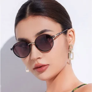 Model 31940 Round Women Metal Sunglasses Polarized Sunglasses Ready Stock Eyeglasses Frames Ray Sun UV400