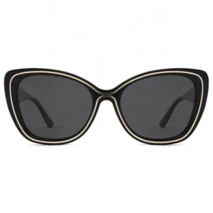 Model 33014 Cat Eye Acetate Sunglasses Acetate Metal Eyeglasses Custom Logo Frame Ready Stock Glasses Eyewear Small Size