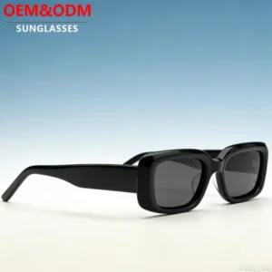 Modern Famous Brand Women Men Square Acetate Sunglasses Frame Shades Sun Glasses Uv400 Lens Anti Glare Sunglasses for Driving