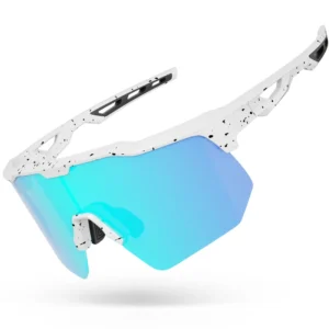 Mountain Bike Glasses High Impact Resistance Polarized UV400 Protection TAC Lenses Lightweight Cycling Sunglasses for Pickleball