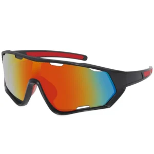 Mozixu Men’s Cycling Sunglasses with UV400 Lens and PC Frame Model M5842 Outdoor Sports Safety Eyeglasses