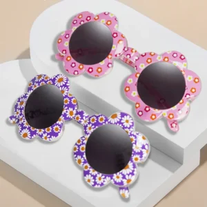 Multi Color Fashion Children’s Sunflower Sunglasses Trend Baby Anti Ultraviolet Glasses With Uv400 in High Quality