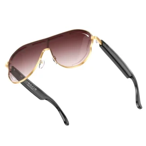 Multi Color Large Frame Smart Audio Translation Sunglasses Stainless Steel Smart Wearable Headset