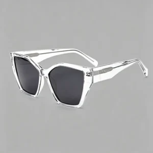 Multi-color Acetate Square Sunglasses UV400 Grey Lenses for Men Women
