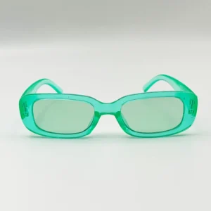 NCC Custom Letter Silk Screen Printed Green PC Frame Creative Design Fashion Sunglasses