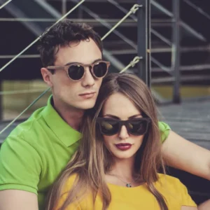 Natural Bamboo Wood Grain Polarized Eyewear Customized logo Mens Wooden Sunglasses Uv400 for Men