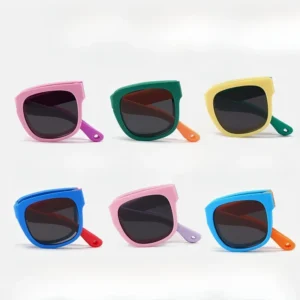 New Arrival Children’s Folding Polarized Sunglasses Outdoor Silicone Anti Ultraviolet Glasses Boys and Girls Decor Kids Eyewear