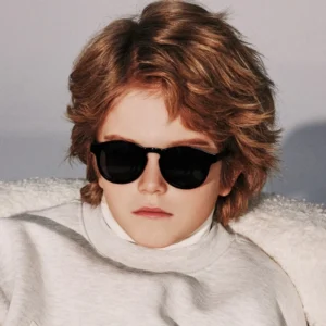 New Arrival Custom Logo Round Children Boys Girls Silicone Polarized Flexible Kids Sunglasses