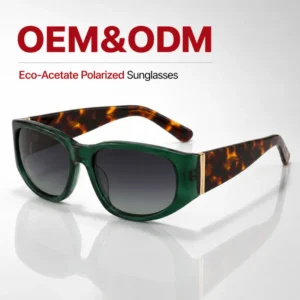 New Arrival Luxury for Women Men With Sustainable Bio Acetate Oval Frame UV400 Protection Shades Polarized Sunglasses