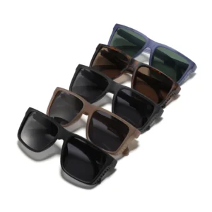New Arrival Men Sunglasses PC Street Styles Square Frame Eyewear Fashion Custom logo Polarized Fishing Sunglasses