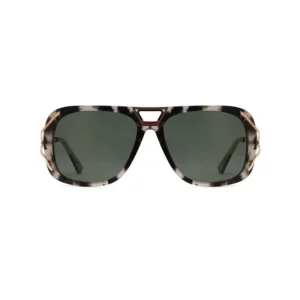 New Arrival OEM Women’s Fashion Custom Logo TAC UV400 Polarized Shades Acetate Mixed Metal Sunglasses