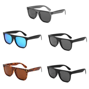 New Arrival Plastic Sun Glasses Frame Polarized Custom LOGO Fashion Sunglasses