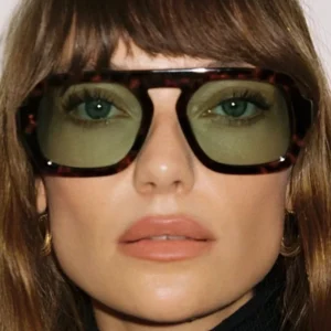 New Big Oversize Frame Pilot Sun Glasses Men’s and Women’s Custom Logo Glasses Trend Sunshade Sunglasses